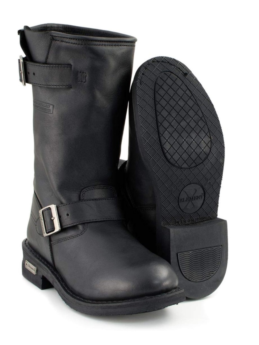 Xelement “The Classic” Black Engineer Motorcycle Premium Leather Boots